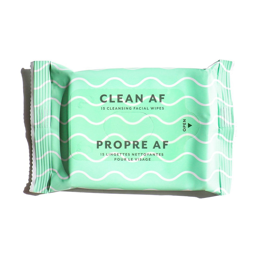 Clean AF cleansing wipes (60-wipes)